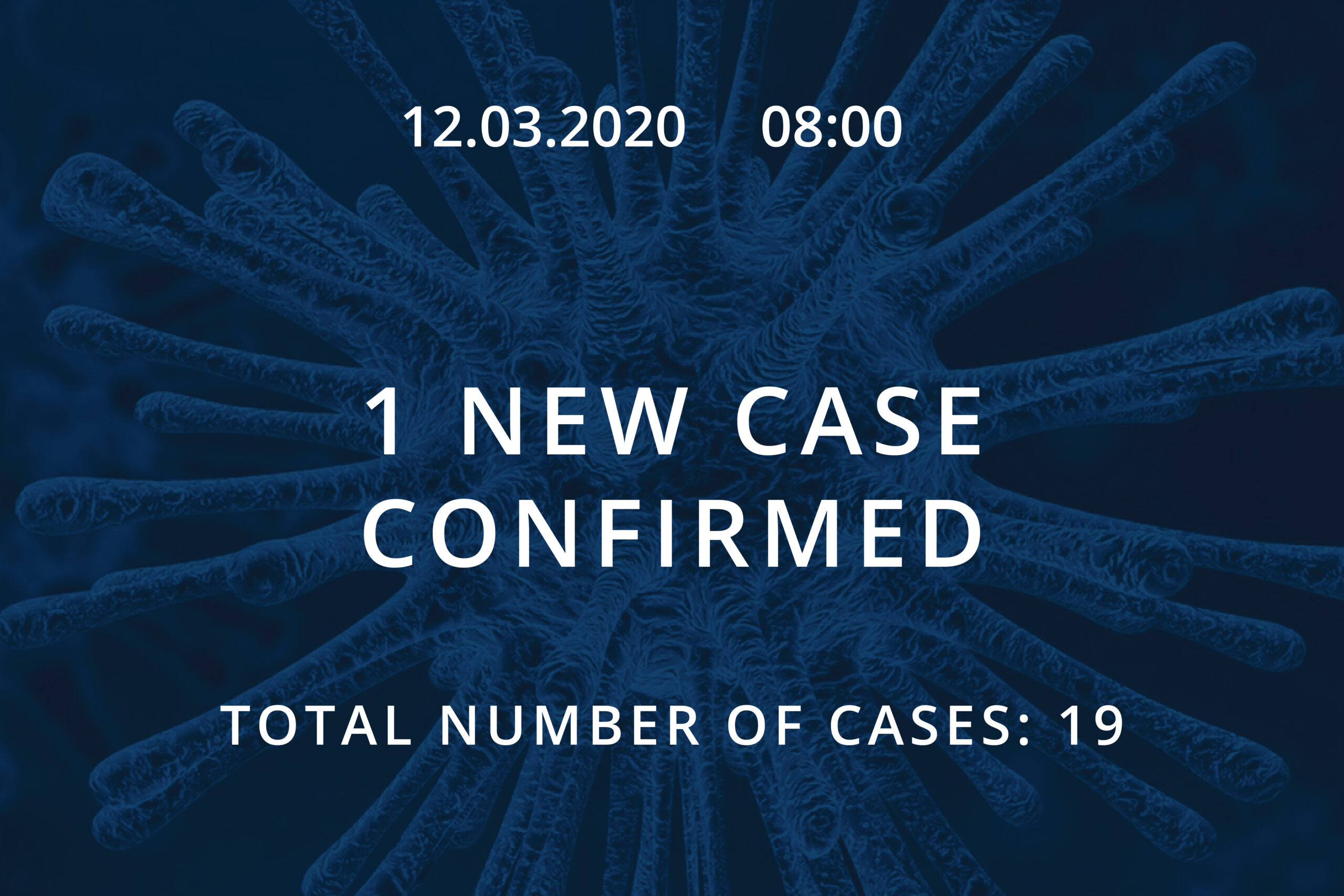 Read more about the article Information about coronavirus COVID-19, 12.03.2020 at 08:00
